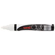 Uni Chalk Marker 1.8-2.5mm Bullet Tip White PWE5M